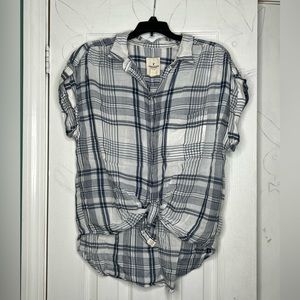 Flannel-like top